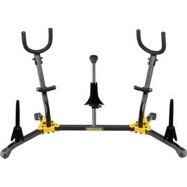 Hercules Alto/tenor Dual Stand + 3 Pegs