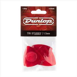 Jim Dunlop Stubby 1.5 Triangle Pl Pk Of 6