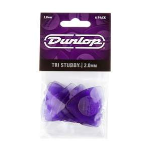 Jim Dunlop Stubby 2.0 Triangle Pl Pk Of 6