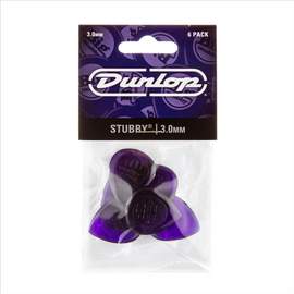Jim Dunlop Stubby 3.0 Jazz Pl Pk Of 6