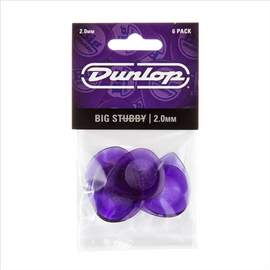 Jim Dunlop Big 2.0 Stubby Pl Pk Of 6