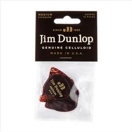 Jim Dunlop Celluloid Shell Med Pl Pk Of 12