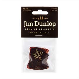 Jim Dunlop Celluloid Shell Thin Pl Pk Of 12