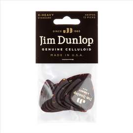 Jim Dunlop Celluloid Shell X-hvy Pl Pk Of 12
