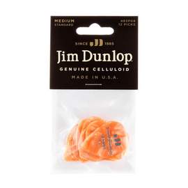 Jim Dunlop Celluloid Orange Med Pl Pk Of 12