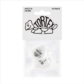 Jim Dunlop Tortex .73 Jazz White Pl Pk 12