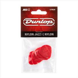 Jim Dunlop Nylon Jazz 1 Red Pl Pk Of 6
