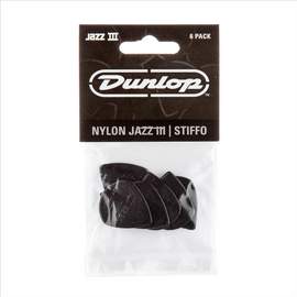 Jim Dunlop Nylon Jazz 3 Stiffo Pl Pk Of 6