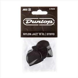 Jim Dunlop Nylon Jazz3xl Stiffo Pl Pk Of 6