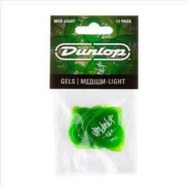 Jim Dunlop Gels Medium Light Green Pl Pk Of 12