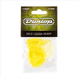 Jim Dunlop Gels Extra Heavy Yellow Pl Pk Of 12