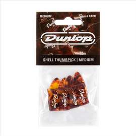 Jim Dunlop 9022p Shell Med Thumbpick Pl Pk Of 4