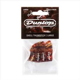 Jim Dunlop 9023p Shell Lge Thumbpick Pl Pk Of 4