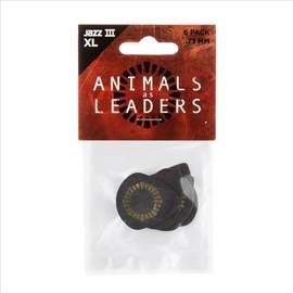 Jim Dunlop Anim Tortex Jazz Black .73 X6 P/pak