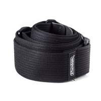 Jim Dunlop Ribbed Cotton Strap Black