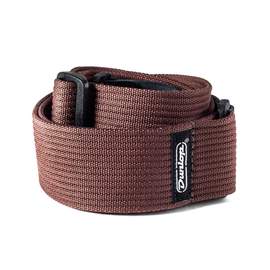 Jim Dunlop Ribbed Cotton Strap Chocolate