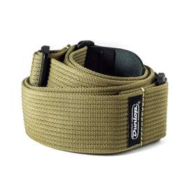 Jim Dunlop Ribbed Cotton Strap Olive