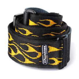 Jim Dunlop Flambe Strap Orange/Yellow