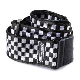 Jim Dunlop Black & White Check Strap