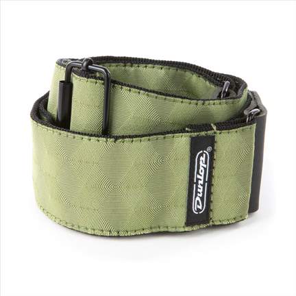 Jim Dunlop Jacquard Hex Echo Olive Strap