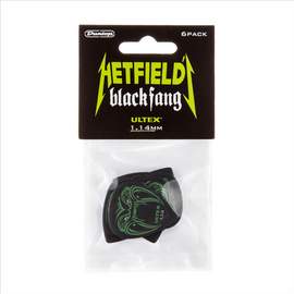 Jim Dunlop Ph112t1.14 Black Fang Tin Of 6 Picks