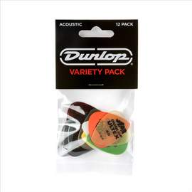 Dunlop Picks - Variety - Acoustic - Player Pack of 12
