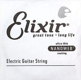 Elixir Single Electric Guitar String Nanoweb (.024)
