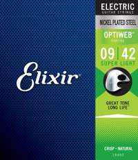 Elixir E19002 Optiweb Elec Super Light 9-42 Set