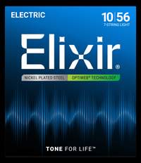 Elixir 7-String Electric Guitar Strings Optiweb Light (.010-.056)