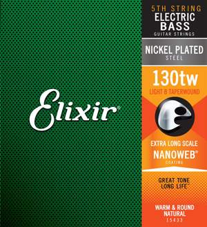 Elixir E15433  .130xlm" Nano Bass Single