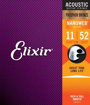 Elixir E16027 Nano Pb Acoust 011-052 C/light Set