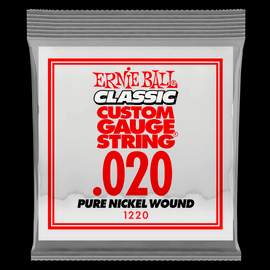 Ernie Ball: .020 Classic Pure Nickel Round Wound