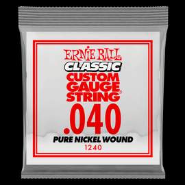 Ernie Ball: .040 Classic Pure Nickel Round Wound