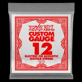 Ernie Ball: Plain Steel - Electric/Acoustic Single String .012