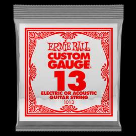 Ernie Ball: Plain Steel - Electric/Acoustic Single String .013