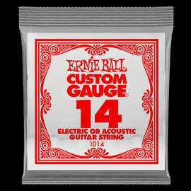 Ernie Ball: Plain Steel - Electric/Acoustic Single String .014