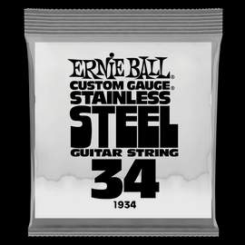 Ernie Ball: Stainless Steel Round Wound - Electric Single String .034