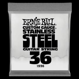 Ernie Ball: Stainless Steel Round Wound - Electric Single String .036