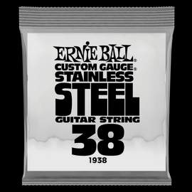 Ernie Ball: Stainless Steel Round Wound - Electric Single String .038