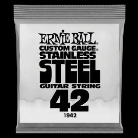 Ernie Ball: Stainless Steel Round Wound - Electric Single String .042