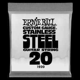 Ernie Ball: Stainless Steel Round Wound - Electric Single String .020