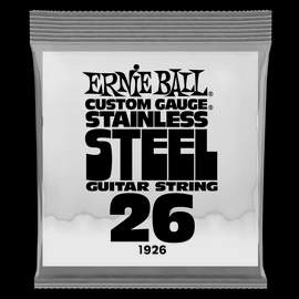 Ernie Ball: Stainless Steel Round Wound - Electric Single String .026
