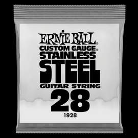 Ernie Ball: Stainless Steel Round Wound - Electric Single String .028