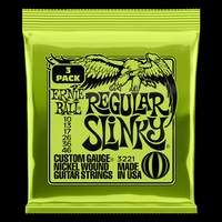 Ernie Ball: Regular Slinky (3 Set Pack)