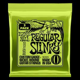 Ernie Ball: Regular Slinky (3 Set Pack)