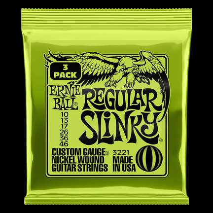 Ernie Ball: Regular Slinky (3 Set Pack)