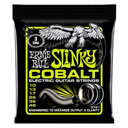 Ernie Ball: Cobalt Regular Slinky (3 Set Pack)