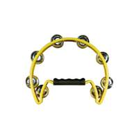 8' Yellow Cut-Away Plastic Tambourine