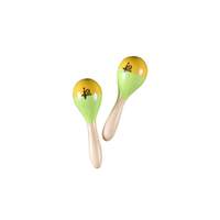 5' Yellow & Green Mini Wooden Maracas