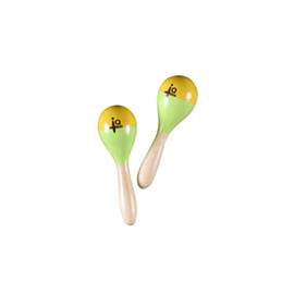 5' Yellow & Green Mini Wooden Maracas